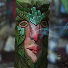 Load image into Gallery viewer, MADE TO ORDER Forest Being - Hand Carved Incense Spirit 6x4 in.
