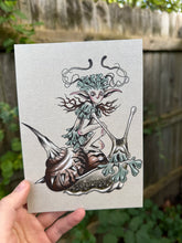 Load image into Gallery viewer, the lichen fae &amp; the noble steed 5 x 7 print
