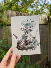 Load image into Gallery viewer, the lichen fae &amp; the noble steed 5 x 7 print
