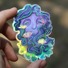 Load image into Gallery viewer, I Hope to Stay In Bloom Sticker - 2x3 inches
