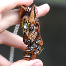 Load image into Gallery viewer, Mushroom Fawn Pendant
