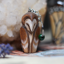 Load image into Gallery viewer, Made to Order Barn Owl Keychain
