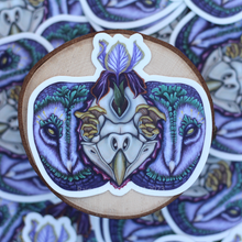 Load image into Gallery viewer, Together in Metamorphosis Owls Sticker - 3 x 2.5 inches
