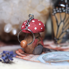 Load image into Gallery viewer, Red Mushroom Pal Keychain
