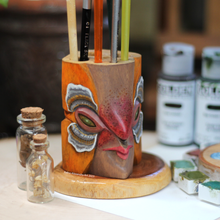 Load image into Gallery viewer, Orange Turkey Tail Mushroom Paintbrush Pal
