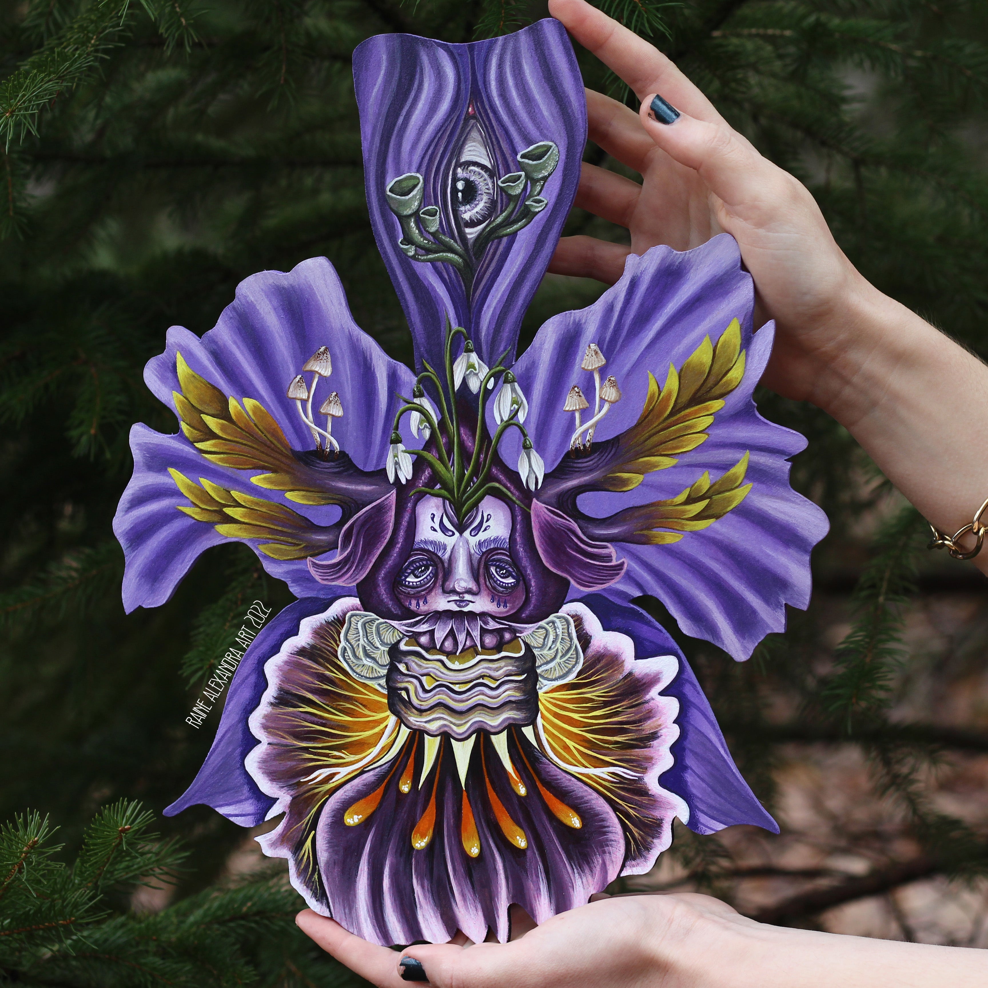 Co-creation in Full Bloom - Orchid Being – Raine Alexandra Art